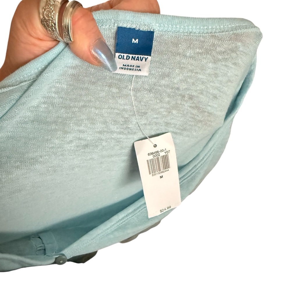 NWT Old Navy Linen Blend Top - Picture 5 of 6